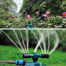 Garden Automatic Rotating Nozzle 360 Degree Rotary Automatic Sprinkler Garden Lawn Watering Nozzle Irrigation Nozzle,Applicable for 3/4 inch Water Pipes(Orange)