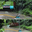 Garden Automatic Rotating Nozzle 360 Degree Rotary Automatic Sprinkler Garden Lawn Watering Nozzle Irrigation Nozzle,Applicable for 3/4 inch Water Pipes(Orange)