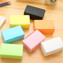5 Boxes (About 90 PCS in One Box) Blank DIY Greeting Card Graffiti Rounded Small Card Blank Small Handwritten Paper Card Message Word Card(Yellow)