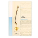 4 PCS Office Supplies Stationery Cute Gold Metal Bookmark Plants Paper Clip for Book, Random Style Delivery