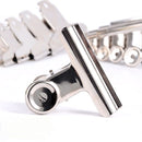 36PCS 50mm Silver Metal Stainless Steel Round Clip Notes Letter Paper Clip Office Bind Clip