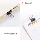 50PCS 32mm Black Metal Clip Notes Letter Paper Clip Office Bind