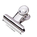 72PCS 31mm Silver Metal Stainless Steel Round Clip Notes Letter Paper Clip Office Bind Clip