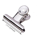 100PCS 22mm Silver Metal Stainless Steel Round Clip Notes Letter Paper Clip Office Bind Clip