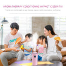 Small-3 2W Humidifier Moisture Meter Moisturizing Instrument with LED Night Light, Water Tank Capacity: 260ml(Pink)
