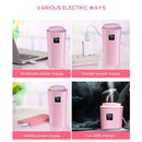 Small-3 2W Humidifier Moisture Meter Moisturizing Instrument with LED Night Light, Water Tank Capacity: 260ml(Blue)