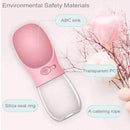 Outdoor Travel Portable Pet Drinking Water Cup Water Feeder, Capacity: 350ml (Pink)
