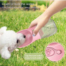 Outdoor Travel Portable Pet Drinking Water Cup Water Feeder, Capacity: 350ml (Pink)