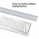 BUBM Mouse Pad Wrist Support Keyboard Memory Pillow Holder, Size: 13 x 5.5 x 1.7cm (Grey)