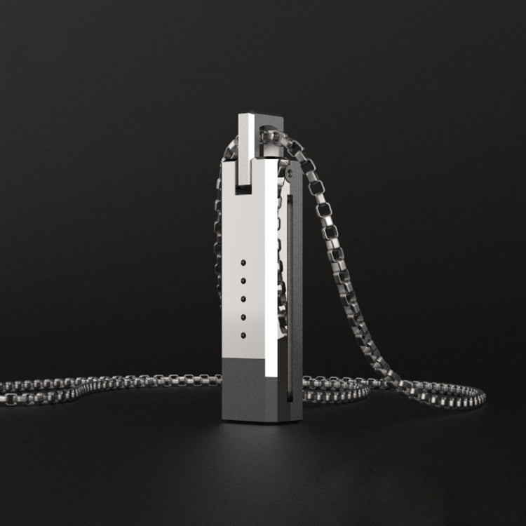 Mijobs Metal Screwless Magnetic Pendant Necklace for Fitbit Flex 2, Host not Included(Gold)