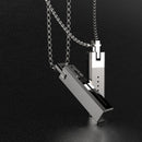 Mijobs Metal Screwless Magnetic Pendant Necklace for Fitbit Flex 2, Host not Included(Gold)