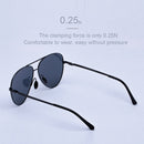Original Xiaomi Mijia TS 304H Stainless Steel Gravity Rear Frame Nylon Polarized Lens UV400 Sunglasses (Grey)