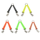 TPU Material Pet Dogs 2 in 1 Tangle-free Traction Rope Double Pet Dog Walking Leash, Length: 25 cm (Red)