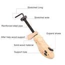 Pine Wood Unisex Fixed Fits Support Stretcher Shaper Shoes Expander , Size: Sï¼ˆ34-37Yardsï¼‰