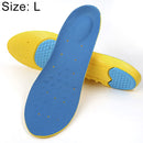 1 Pair Stretch Breathable Absorbent Deodorant Sports Tourism And Leisure Comfort Cushioning Insole, Size: L(42-44Yards)