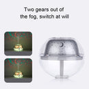 WT-A99 2W Crystal LED Night Light Projection Humidifier Essential Oil Diffuser Air Fresher Mist Maker, Capacity: 500ml, DC 5V(Gold)
