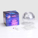 WT-A99 2W Crystal LED Night Light Projection Humidifier Essential Oil Diffuser Air Fresher Mist Maker, Capacity: 500ml, DC 5V(Gold)