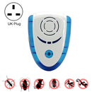 6W Electronic Ultrasonic Electromagnetic Wave Anti Mosquito Rat Insect Pest Repeller with Light, UK Plug, AC 90-240V, Random Color Delivery (Blue)
