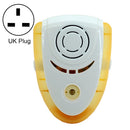 6W Electronic Ultrasonic Electromagnetic Wave Anti Mosquito Rat Insect Pest Repeller with Light, UK Plug, AC 90-240V, Random Color Delivery (Yellow)