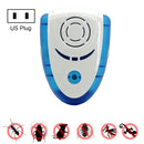 6W Electronic Ultrasonic Electromagnetic Wave Anti Mosquito Rat Insect Pest Repeller with Light, US Plug, AC 90-240V, Random Color Delivery (Blue)