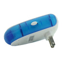 6W Electronic Ultrasonic Electromagnetic Wave Anti Mosquito Rat Insect Pest Repeller with Light, US Plug, AC 90-240V, Random Color Delivery (Blue)