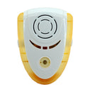 6W Electronic Ultrasonic Electromagnetic Wave Anti Mosquito Rat Insect Pest Repeller with Light, US Plug, AC 90-240V, Random Color Delivery (Yellow)