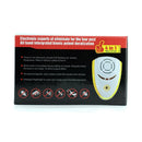 6W Electronic Ultrasonic Electromagnetic Wave Anti Mosquito Rat Insect Pest Repeller with Light, US Plug, AC 90-240V, Random Color Delivery (Yellow)
