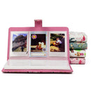 Pink Flamingo Pattern 3 inch DIY PU Mini Creativity Insert Type 32 Pages Exquisite Photo Album for Polaroid