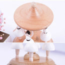 Dance Angel Shape Home Decor Originality Wooden Musical Boxes