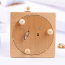Telephone Booth Shape Home Decor Originality Wooden Musical Boxes