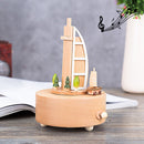 De La Tour Hotel Arabia Shape Home Decor Originality Wooden Musical Boxes