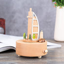 De La Tour Hotel Arabia Shape Home Decor Originality Wooden Musical Boxes