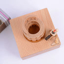 Colosseum Shape Home Decor Originality Wooden Musical Boxes