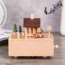 Chalet Shape Home Decor Originality Wooden Musical Boxes