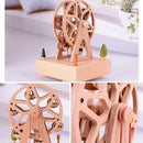 Round Ferris Wheel Shape Home Decor Originality Wooden Musical Boxes