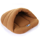 Slipper Shape Polar Fleece Warm Thicken Pet Dogs Cats House Size: L, 58Ã—68Ã—32cm(Coffee)