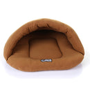 Slipper Shape Polar Fleece Warm Thicken Pet Dogs Cats House Size: L, 58Ã—68Ã—32cm(Coffee)