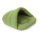 Slipper Shape Polar Fleece Warm Thicken Pet Dogs Cats House Size: L, 58Ã—68Ã—32cm(Green)