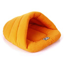 Slipper Shape Polar Fleece Warm Thicken Pet Dogs Cats House Size: M, 48Ã—58Ã—26cm(Orange)