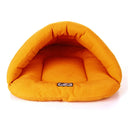 Slipper Shape Polar Fleece Warm Thicken Pet Dogs Cats House Size: M, 48Ã—58Ã—26cm(Orange)