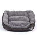 Candy Color Four Seasons Genuine Warm Pet Dog Kennel Mat Teddy Dog Mat, Size: M, 54Ã—42Ã—12cm (Coffee)
