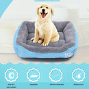 National Flag Four Seasons Genuine Warm Pet Dog Kennel Mat, Size: S, 43Ã—32Ã—10cm(Blue)