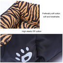 Animal Grain Four Seasons Genuine Warm Pet Dog Kennel Mat, Size: M, 54Ã—42Ã—12cm(Amber)
