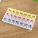7 Day 21 Slots Pill Medicine Storage Box Pill Vitamins Organizer Box