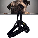 Pet Dogs A7 Reflective Polyester Chest Harness Lead Leash Traction Big Dogs Safety Chain Rope Collar, Size: S, 2.0*50*62cm (Black)