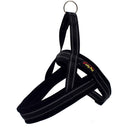 Pet Dogs A7 Reflective Polyester Chest Harness Lead Leash Traction Big Dogs Safety Chain Rope Collar, Size: S, 2.0*50*62cm (Black)