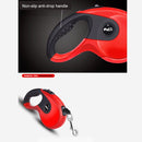 Pet Dogs High Quality Automatic Telescopic Rope ABS Rubber Non-slip Safety Chain Rope, Rope Length: 3m (Red)