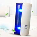 Electromagnetic Wave Frequency-conversion Double Waves Multi-function Mosquito Repellent Ultrasonic Pest Repeller(White)