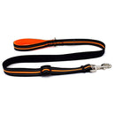 Pet Dogs Nylon Night Reflective Breathable Handheld Traction Lead Leash, Size: S, Adjustable Range: 2.0*(100-140cm)(Orange)