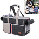 DODOPET Outdoor Portable Oxford Cloth Cat Dog Pet Carrier Bag Handbag Shoulder Bag, Size: 29 x 20 x 51cm (Grey)